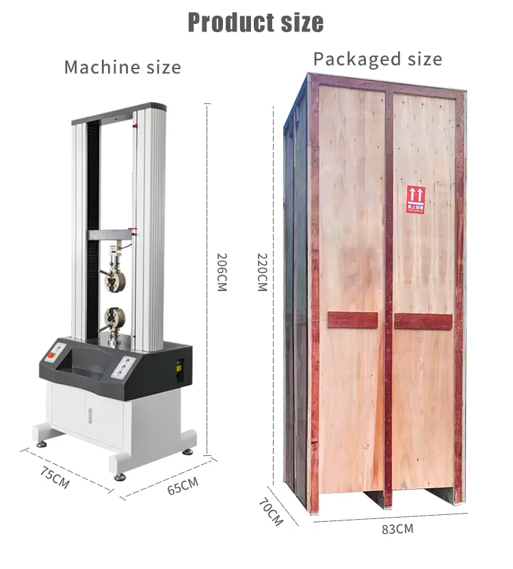Máy thử nghiệm thủy lực servo phổ quát nhựa Cột kép cho máy thử nghiệm sức kéo 1