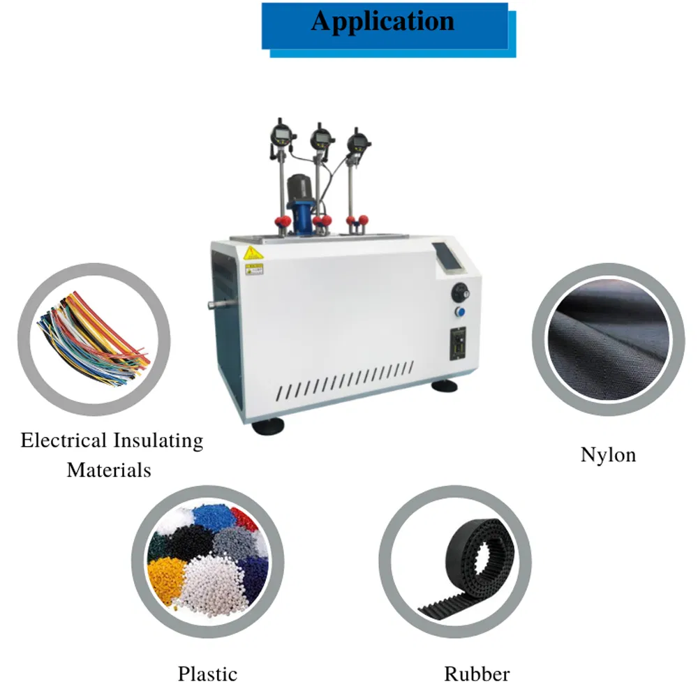 Thiết bị thử nghiệm nhựa nhiệt Vicat Máy thử nghiệm Máy kiểm tra nhiệt độ điểm mềm 1