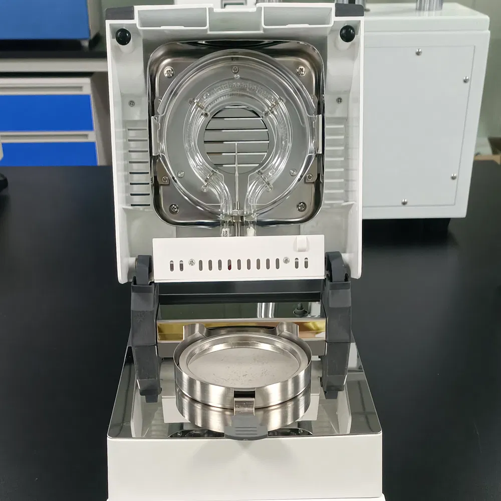 Nấm đậu phộng hạt nhanh Halogen độ ẩm Tester Analyzer cho phòng thí nghiệm 3