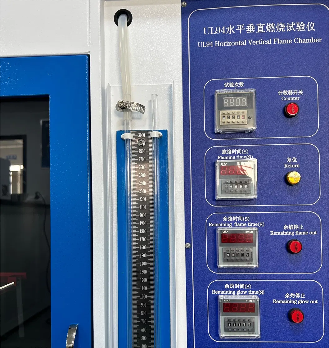 Phòng thí nghiệm UL94 Thiết bị thử nghiệm ngọn lửa Phòng đốt Kiểm tra cho nhựa 3
