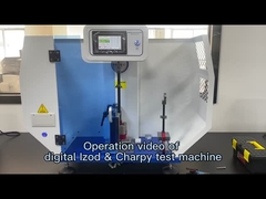 Các hoạt động video izod và Charpy tác động tester
