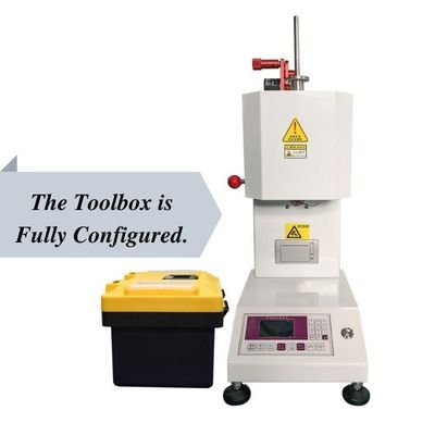 Thiết bị kiểm tra cao su nylon Chứng chỉ dòng chảy nóng chảy Máy kiểm tra MFI nhựa